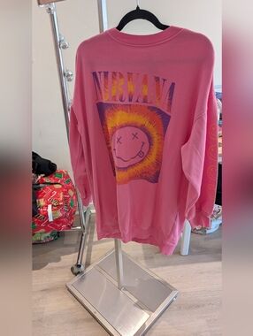 Nirvana Crew Neck Sweatshirt Medium Fits XL